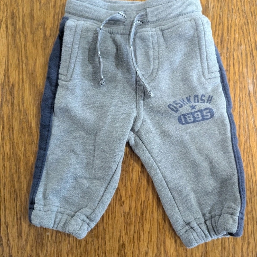 OshKosh B'gosh Two-Tone Gray Kids Joggers